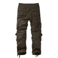 thumbnail image 3 of Matchstick Men's Retro Relaxed Plus Size Cargo Pants with Multi Pockets, 3 of 8