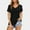 Black, variant on Women's V Neck Soft Stretch Casual Tee Comfortable Short Sleeve T-Shirt Breathable Lightweight Top for Everyday Wear