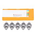 thumbnail image 1 of 10Pcs Carbide Turning Inserts Coated Cutter CNC Lathe Machine Blade Metal Milling Tool Holder, 1 of 5
