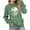 Green, variant on Girls Casual Oversized Pullover Hoodie with Pocket, Long Sleeve Drop Shoulder Sweatshirt for Girls, Trendy Lightweight Halloween Skull Print Crewneck Sweater