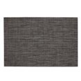 thumbnail image 3 of Contemporary Home Living Tweed Rectangular Placemats - 19" - Charcoal Gray - Set of 6, 3 of 6