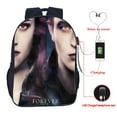 thumbnail image 2 of Twilight USB Charge Bag Students School Backpack Beautiful USB Charging School Bags Edward Cullen Daily Backpack for Boys Girls, 2 of 7