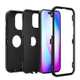 thumbnail image 5 of NIFFPD iPhone 14 Pro Case with Screen Protector, Heavy Duty Hard Shockproof Protective Phone Case for iPhone 14 Pro 6.1"(Black), 5 of 7