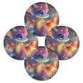 thumbnail image 5 of WOBOGO Colorful Dragon Baby Round Placemats Set of 1 Heat Resistant Washable Kitchen Table Decorations 15.4in, 5 of 7