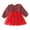 Red, variant on Girls Dresses Christmas Dresses Ruffle Red Plaid Mesh Tulle Dress Xmas Outfits Fall Winter Princess Dress Flower Girl Dress,Size 7 Years-8 Years