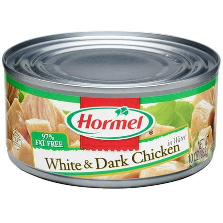 (3 Pack) Hormel Canned White and Dark Chunk Chicken, 10