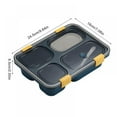 thumbnail image 2 of OUSITAID Lunch Box Bento Box  Eco-Friendly Bento Lunch Box Meal Prep Containers for Children and Adult (Four Grid + Soup Bowl), 2 of 9