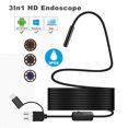 thumbnail image 3 of Y101 8mm Spiral Head 3 In 1 Waterproof Digital Endoscope Inspection Camera, Length: 10m Hard Cable, Length: 10m Hard Cable, 3 of 5