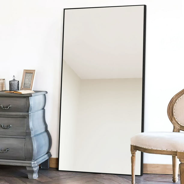 Neutype Oversized Full Length Mirror 71, Oversized Floor Mirror Black Frame