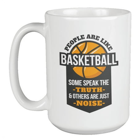 

People Are Like Basketball Coffee & Tea Mug for Player & Athletes (15oz)