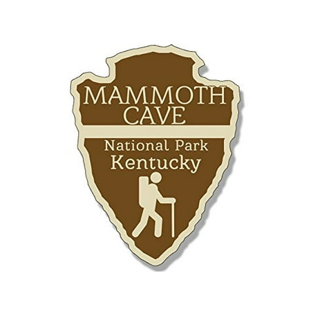 Arrowhead Shaped MAMMOTH CAVE National Park Sticker (rv camp hike