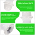 thumbnail image 3 of CIMAXIC 2Pcs Table Light Finial Decor Simple Lampshade Holder Knob Chic Light Accessory,1.38"X1.02"X1.02", 3 of 5