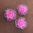 thumbnail image 4 of Coofit 30PCS Artificial Roses Decorative Elegant Lace Flowers DIY Craft Roses, 4 of 7