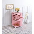 thumbnail image 2 of ACME Nariah Storage Cart in Pink, 2 of 5