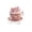 ZZ B, variant on Zhi 2D Pink Teacup Cake Valentine's Day Decor, Great for Romantic Home and Party Use, Lightweight Acrylic Accent for Table and Shelf