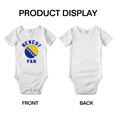 thumbnail image 3 of Newest Bosnia National Soccer Team Fan Cute Baby Romper (White, 3-6 Months), 3 of 5