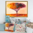 thumbnail image 3 of Designart 'Impressionist Landscape Colorful Abstract Tree' Modern Framed Art Print, 3 of 4