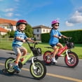 thumbnail image 4 of Costway 14" Kid’s Bike for 3-5 with Height-Adjustable Handlebar & Saddle Handbrake Green, 4 of 10