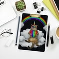 thumbnail image 7 of FMSHPON Unicorn Cat Sunglasses Clipboard Hardboard Wood Nursing Clip Board and Pull for Standard A4 Letter 13x9 inches, 7 of 7