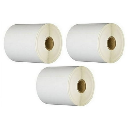 PrinterDash Compatible Replacement for Zebra Direct Thermal Labels (4in X 3in/1in Core) (3/PK-500 Labels) (DTL4X3_3PK)