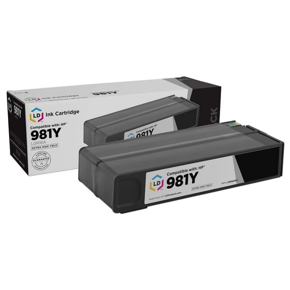 LD Products Compatible Replacement for HP 981Y / L0R16A Extra High Yield Black Ink