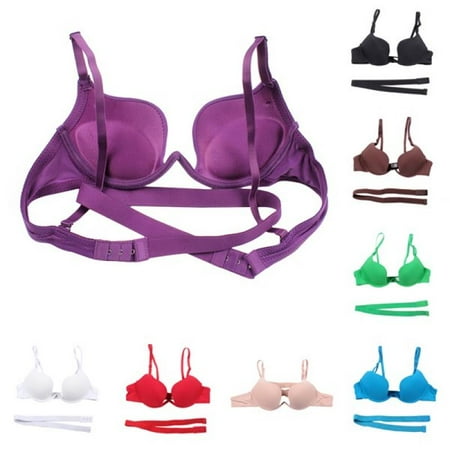 

Feiona Fashion Deep U Cup Bras For Women Push Up Lingerie Seamless Bra Seamless Bra Backless Female Underwear