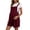 Wine, variant on Womens Maternity Overalls Shorts Pregnancy Casual Loose Sleeveless Adjustable Comfy Jumpsuits Romper Orange L