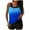 Blue, variant on ZQUUVOU Blouson Tankini Swimsuits For Women 2 Piece Bathing Suits Tops With Boyshorts Modest Loose Fit Swimwear Black