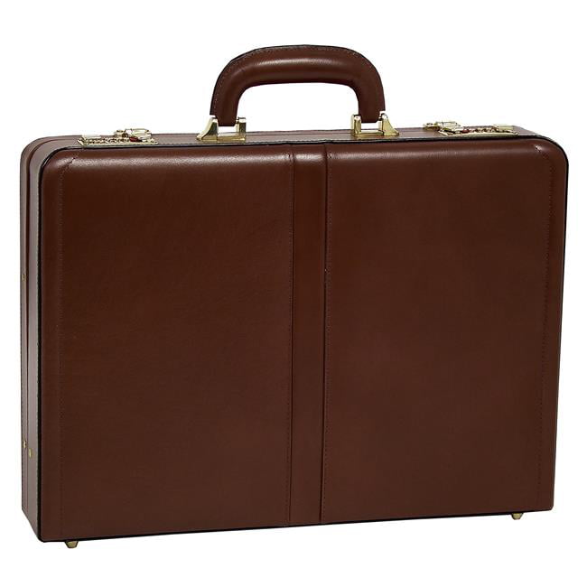 McKlein 80444 Reagan 80444- Brown Leather Attache Case | Walmart Canada