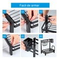 thumbnail image 4 of Rack Brandtrendy De Acero 2 Niveles Organizador De Utensilios De Cocina, 4 of 6