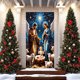 thumbnail image 4 of Arco de puerta navideño de 6,56 x 2,95 pies para decorar fiestas navideñas., 4 of 5