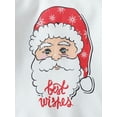 thumbnail image 6 of Sedceaty Baby Christmas Romper, Long Sleeve Round Neck Santa Letter Print Bodysuit Winter Clothes, 6 of 9