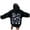 Black, variant on Women's Cute Hoodies Oversize Funny Cute Print Graphic Long Sleeve Hooded with Pocket Pullover Sweaters Black
