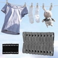 thumbnail image 3 of Hangers Clips 20/40 Pack Pants Hangers Non-Slip Clips  Strong Finger Clips Perfect for Pants Suit Skirt Hanger, 3 of 8