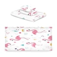 thumbnail image 2 of 3 Piece Bath Towels Set Bath Towel, Hand Towel and Face Towel for Bathroom, Gym, Hotel Cute Flamingo Pattern, 2 of 8