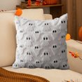 thumbnail image 6 of Halloween Pumpkin Pillowcase Cotton Soft With Pumpkin Ghost Pattern Invisible Zipper For Sofa Bedroom Holiday Party Decoration, 6 of 6