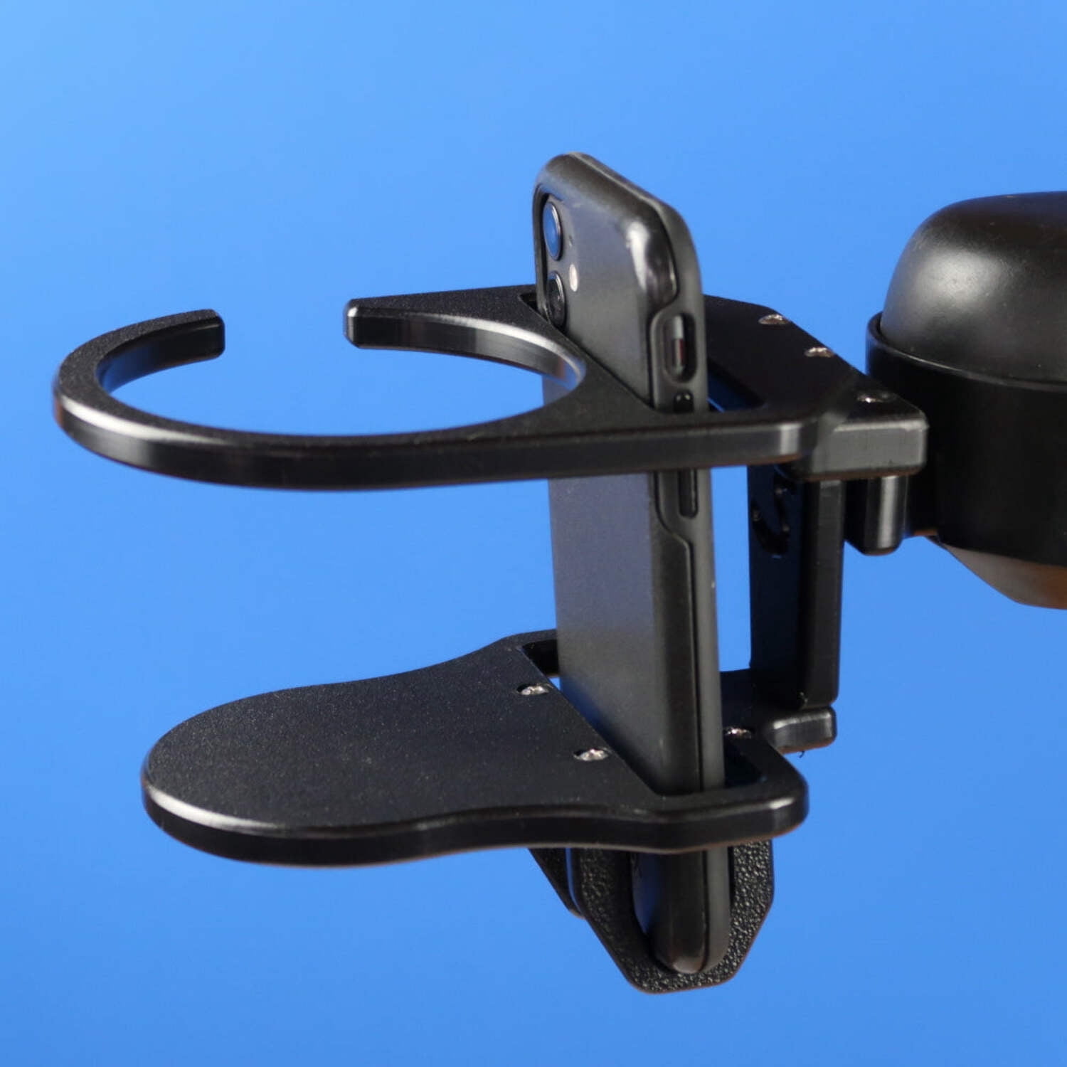 Powerchair Combo Large Drink Holder/Smart Phone Holder | W0014CA Chair Model: Pride Jazzy
