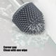 thumbnail image 5 of Kit de limpieza de baño para cepillos – plástico compacto moderno, cerdas antiarañazos, mango ergonómico largo, cabeza de secado rápido, base resistente, blanco, de una pieza, 37 cm, 5 of 9