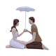 thumbnail image 3 of Figura de pareja creativa de niño y niña, artesanía decorativa, estatua de pareja sosteniendo Arrodillado, 3 of 9