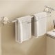 thumbnail image 2 of Toallero de barra de toalla de acero inoxidable for baño soporte de toalla de montaje en pared, 2 of 8