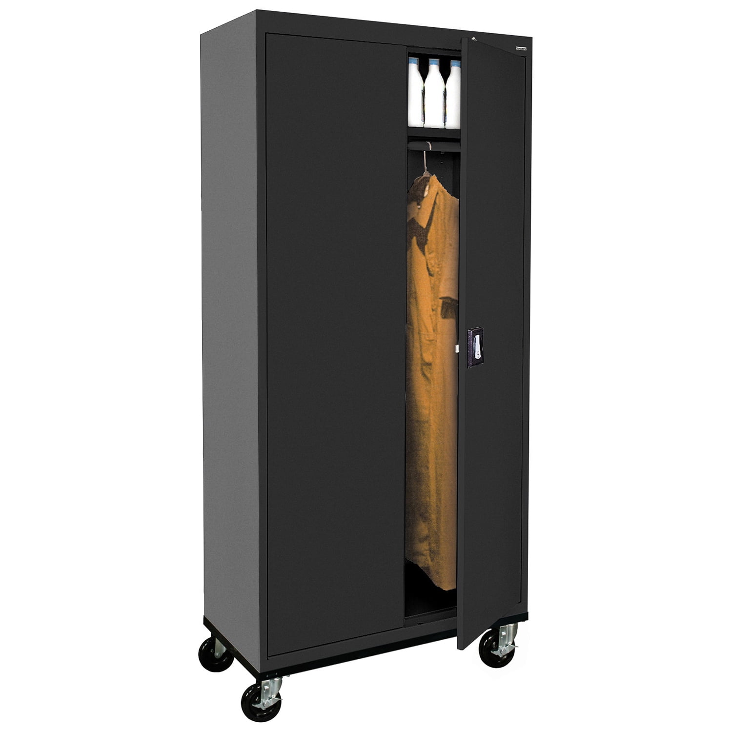 Sandusky Lee 36"W x 24"D x 78"H Steel Transport Mobile Wardrobe