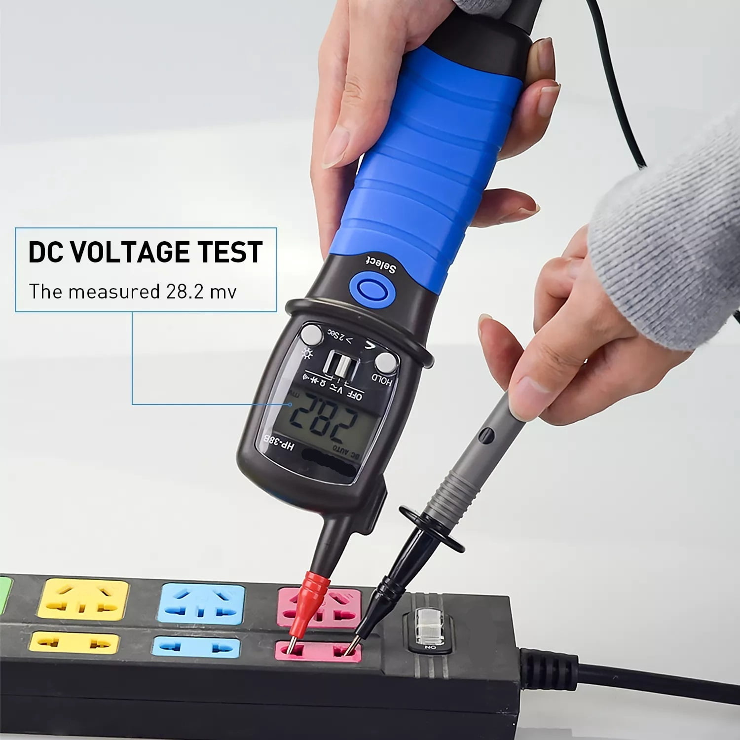 Digital Multimeter Pen Type 2000 Counts Auto No-Contact Voltage Electronic Diode Resistance Tester ,High&Low Sensitivity