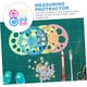 thumbnail image 5 of 10pcs Circle Protractor Template Drawing Tool for Circles Pink MultiFunction Plastic Ruler Random Color, 5 of 5
