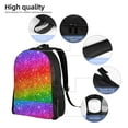 thumbnail image 5 of Honeii Colorful Glitter Print Laptop Backpack for Work, College, Travel, Daily Backpacks for Men Women, Sport Rucksack,Computer Bag, 5 of 8