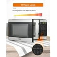 thumbnail image 4 of Commercial Chef CHM770SS Countertop Microwave Oven, 0.7 Cubic feet, Stainless Steel, Condition: New, 4 of 8