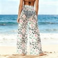 thumbnail image 4 of Women's Chiffon Dress Boho Hawaii Gradient Cover Up Beach Wide Leg Palazzo Pants Elastic Waist Trouser Lightweight Fashion Bathing Wear High-Waisted Tummy Control Long Swimwear Summer Outfits 2026, 4 of 7
