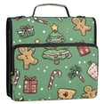 thumbnail image 5 of FORMRS Zipper Binder with Shoulder Strap 2-inch Ring 500 Sheet Capacity File Bag, Christmas Cookies, 5 of 5