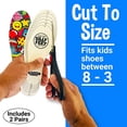 thumbnail image 3 of Silly Feet Kids Insoles | Child Replacement Insole Shoe Sole Inserts for Children 2 Pairs, 3 of 7
