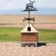 thumbnail image 2 of Weathervane Sailing Ship Wind Indicator Iron Wind Direction Indicator For Lawn Yard Garden, 2 of 4