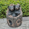 thumbnail image 6 of Hi-Line Gift Ltd. Stump Cubs Duo: Playful Polyresin Black Bear Figurine Set, 6 of 6